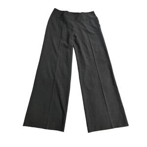 NWOT Elie Tahari Gray Mid Rise Flare/Wide Leg Trousers Dress Pants Size 10
